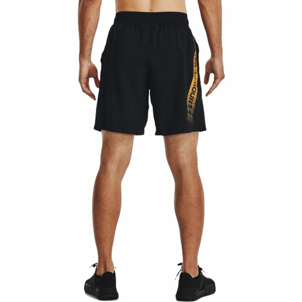 Move-ax Woven Graphic Sportshort Heren – Zwart