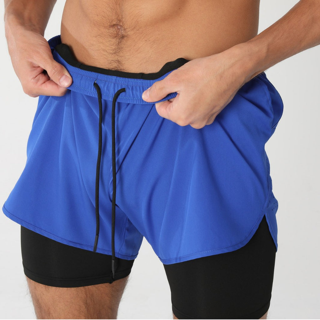 Move-ax 2-in-1 Fitness Shorts Heren
