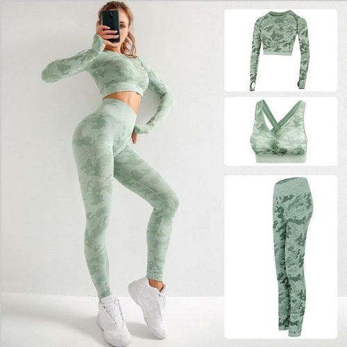 Move-ax Camo Yoga Set – 3-Piece